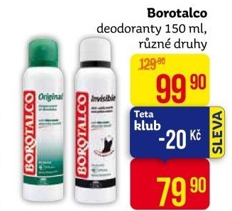 Deodorant sprej Borotalco