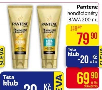 Balzám na vlasy 3 Minute Miracle Pantene
