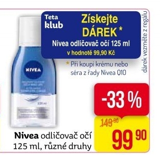 Odličovače očí Nivea