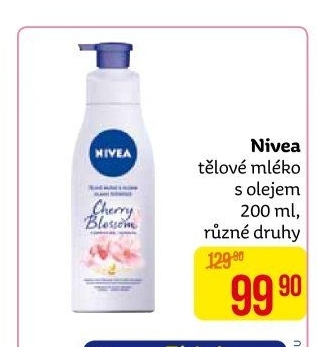 Tělová mléka Nivea