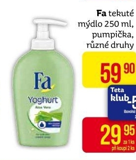 Tekuté mýdlo Fa