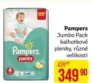 Pleny dětské Pampers Pants