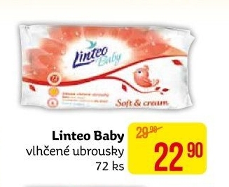 Vlhčené ubrousky dětské Linteo Baby