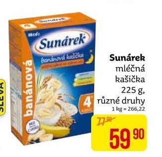 Kaše mléčná Sunárek