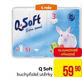 Utěrky kuchyňské Q Soft