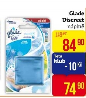 Osvěžovač vzduchu Discreet Glade by Brise - náplň