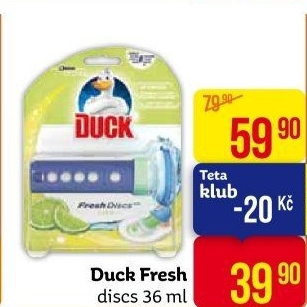 WC blok bodový Fresh Discs Duck