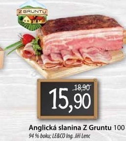 Anglická slanina Z gruntu