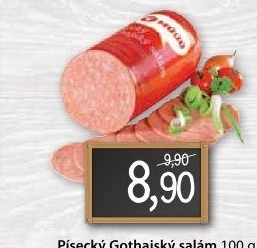 Salám Gothaj Maso uzeniny Písek
