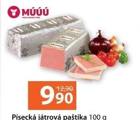 Paštika játrová písecká Maso uzeniny Písek