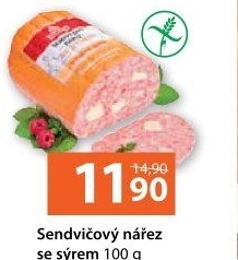 Nářez sendvičový se sýrem Váhala