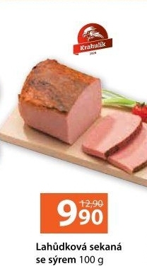 Sekaná lahůdková se sýrem Krahulík