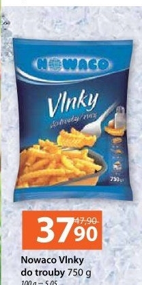 Hranolky vlnky mražené Nowaco
