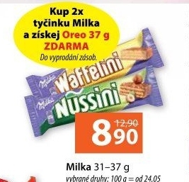 Tyčinka čokoládová Milka