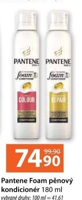 Pěnový balzám na vlasy Pantene