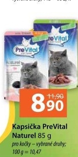 Kapsičky pro kočky Naturel PreVital