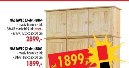 Nástavec 8864 lakovaný