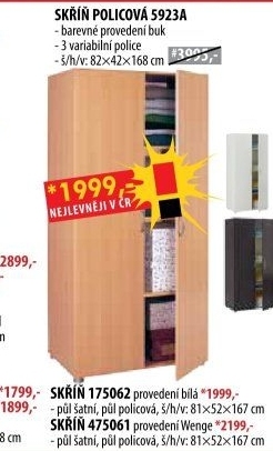 Policová skříň 5923 buk