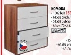Komoda se zásuvkami 1502