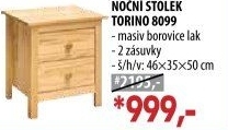 Noční stolek TORINO