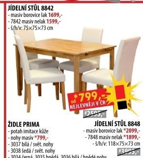 Jídelní stůl 8842 lakovaný