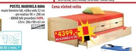 Jednolůžko MARINELLA