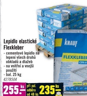 Flexibilní lepidlo Knauf Flexkleber