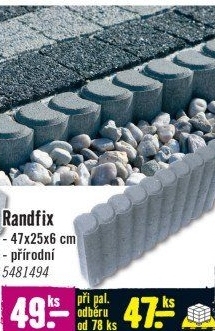 Obrubník palisádový Randfix