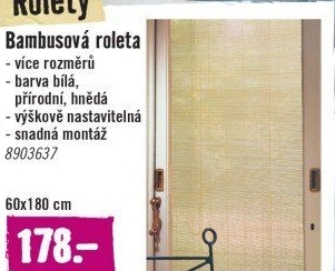 Bambusová roleta
