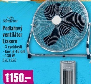 Podlahový ventilátor Lissero Madeira