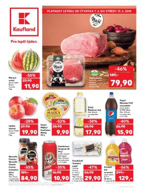 akční leták Kaufland 7.6.2018-13.6.2018
