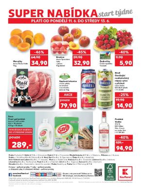 akční leták Kaufland 7.6.2018-13.6.2018