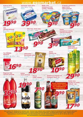 akční leták ESO MARKET 6.6.2018-17.6.2018
