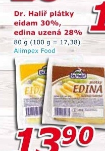 Sýr Eidam 30% Dr.Halíř