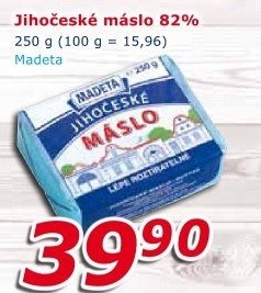 Máslo Jihočeské Madeta