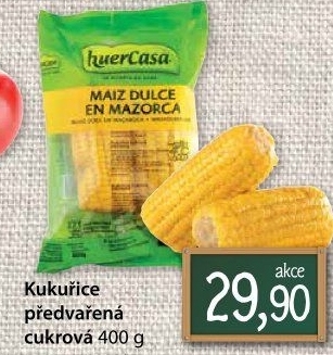 Kukuřice předvařená cukrová HuerCasa