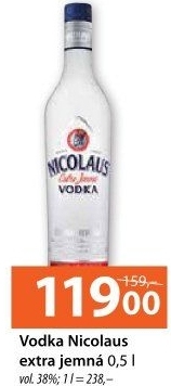 Vodka extra jemná St. Nicolaus