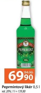 Likér Peprmint Fruko Schulz