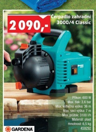 Čerpadlo 3000/4 Classic Gardena