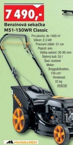 Benzínová sekačka McCulloch M51-150WR
