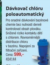 Dávkovač chlóru poloautomatický Marimex