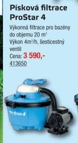 Písková filtrace ProStar 4 Marimex