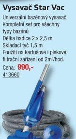 Bazénový vysavač Star Vac Marimex