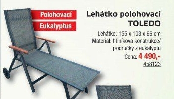 Zahradní lehátko Toledo