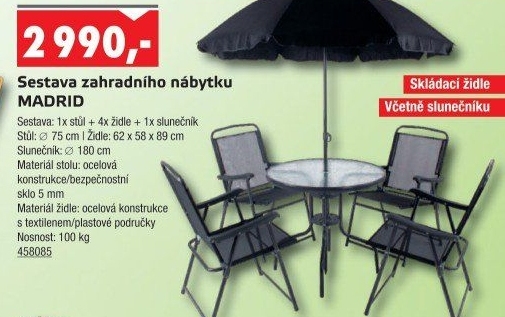 Zahradní set Madrid