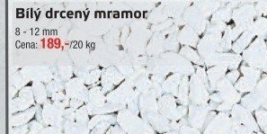 Mramor drcený