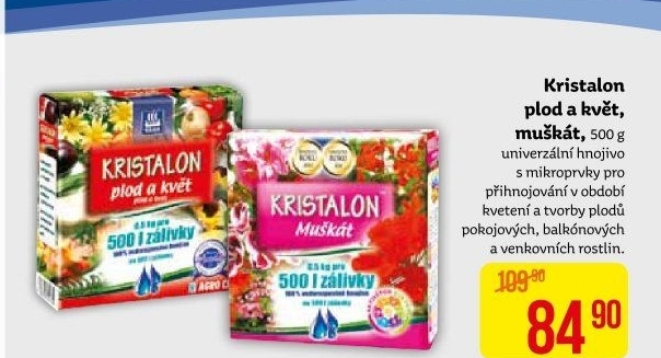 Hnojivo pro plod a květ Kristalon
