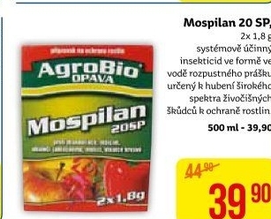 Přípravek insekticid prášek Mospilan 20 SP AgroBio