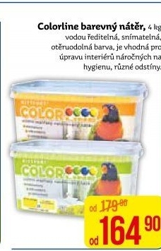 Barevný malířský nátěr Colorline