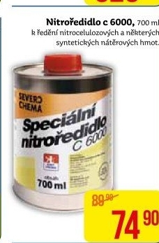 Nitroředidlo C 6000 Severochema